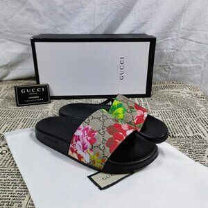 GG Supreme Slide Sandal by Gucci